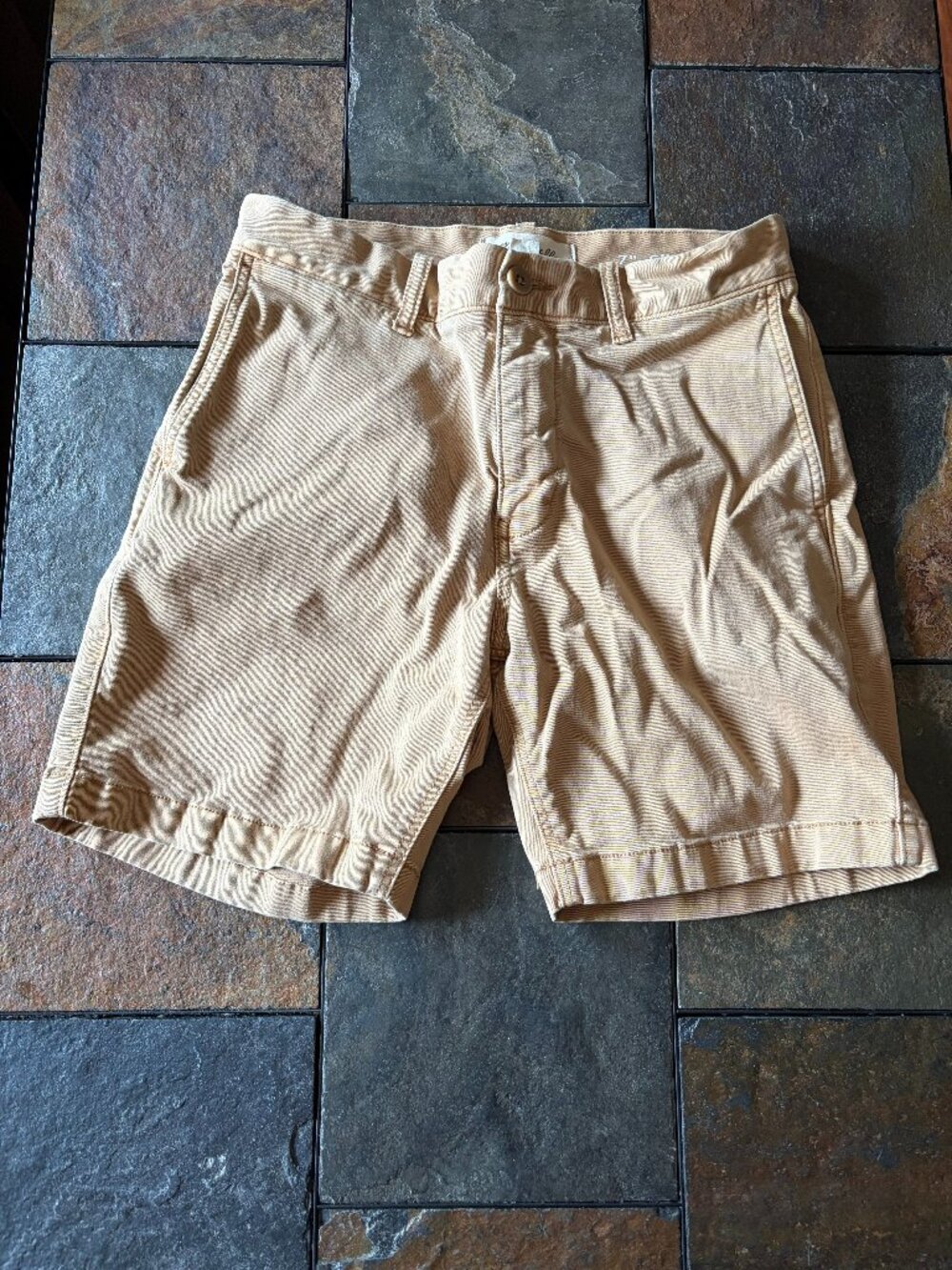 Madewell shorts men's 7" chino tan size 29"